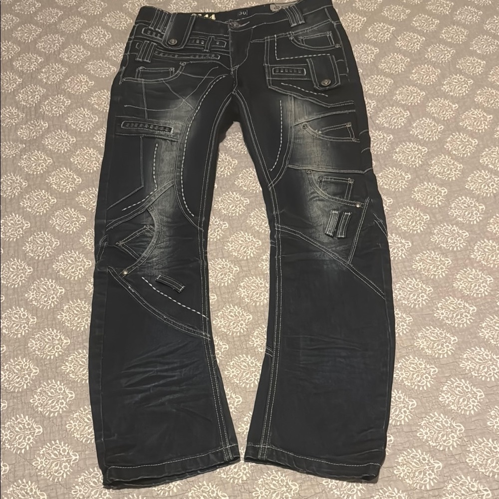 JR3144 By J Rag Industry Biker Straight Leg Jeans